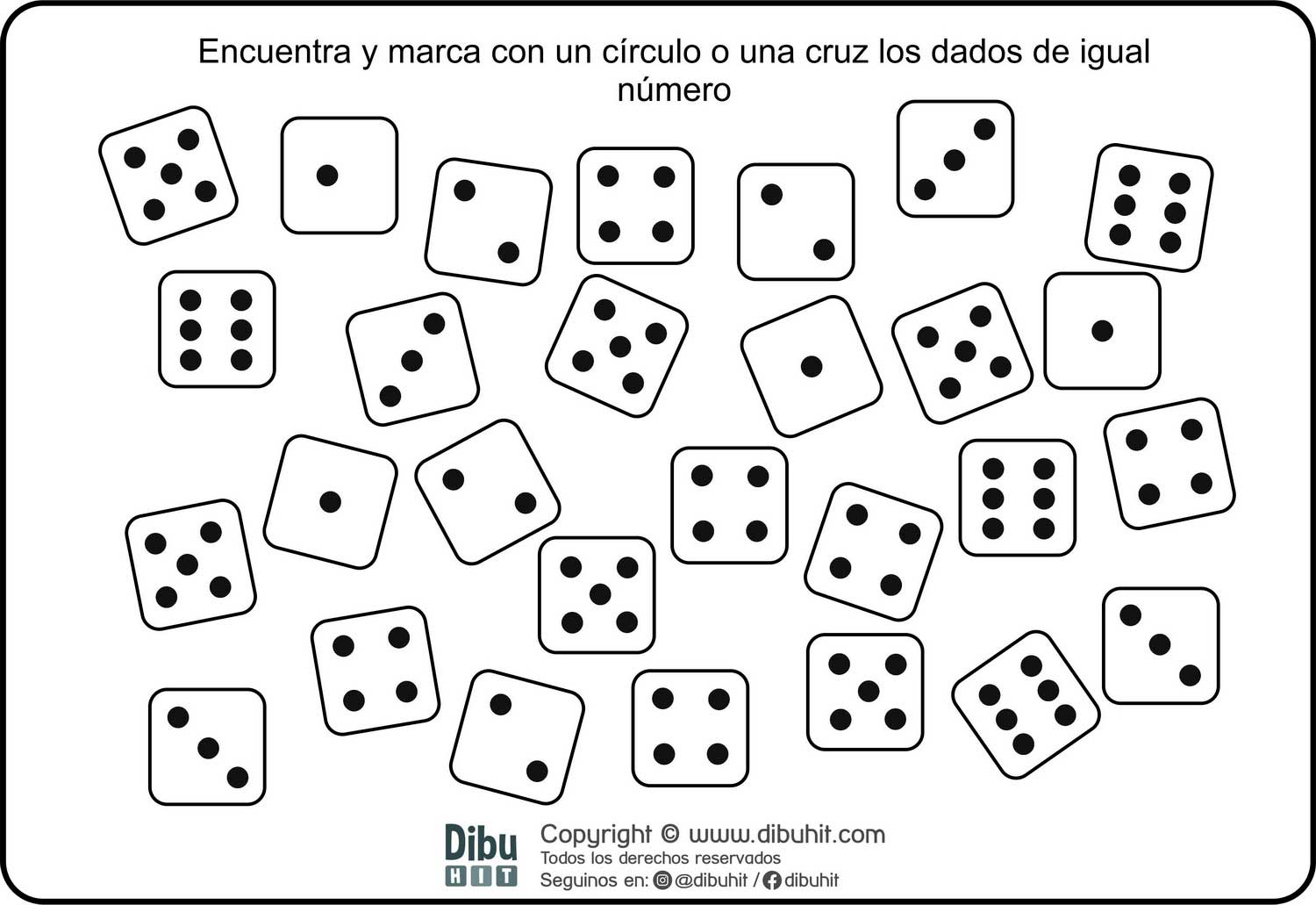 Actividad dados dice numeros