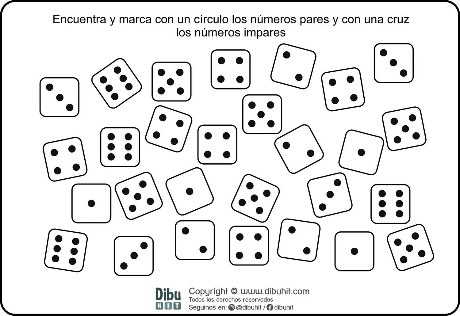 Actividad dados dice numeros