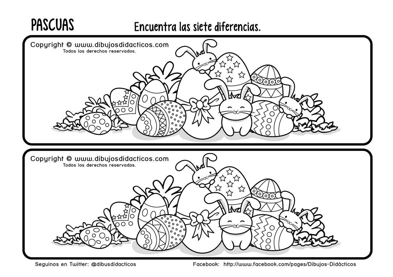 pascua conejos huevos de pascua