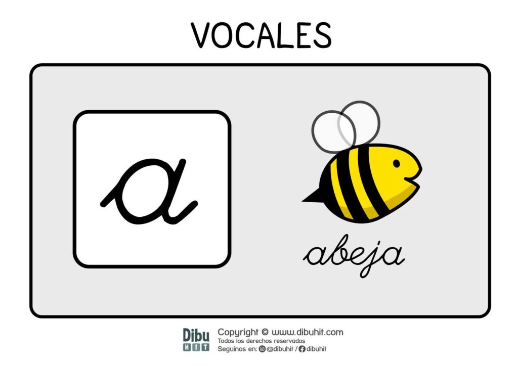 Vocales – DibuHit