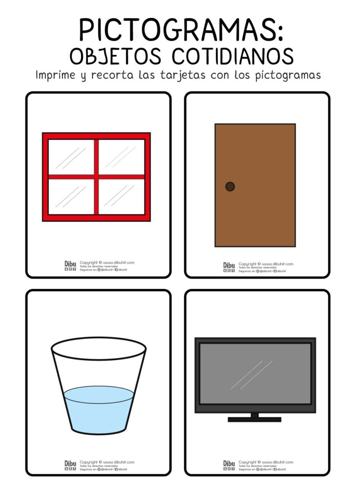 Pictogramas: Objetos Cotidianos – DibuHit