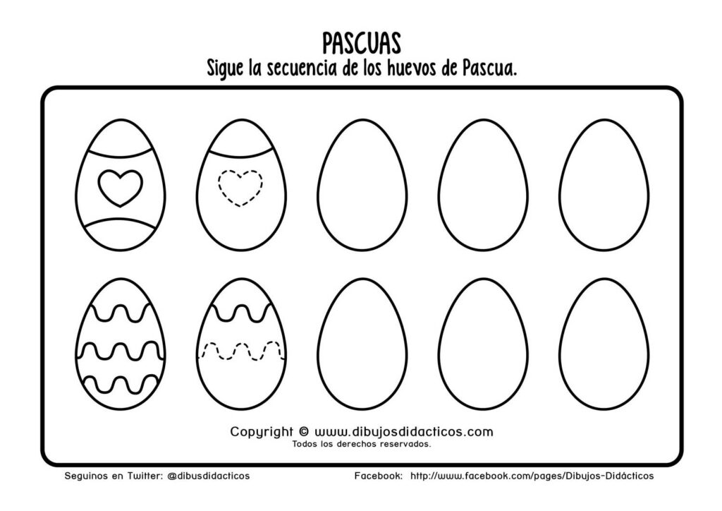 Actividad didactica secuencia huevos de pascua