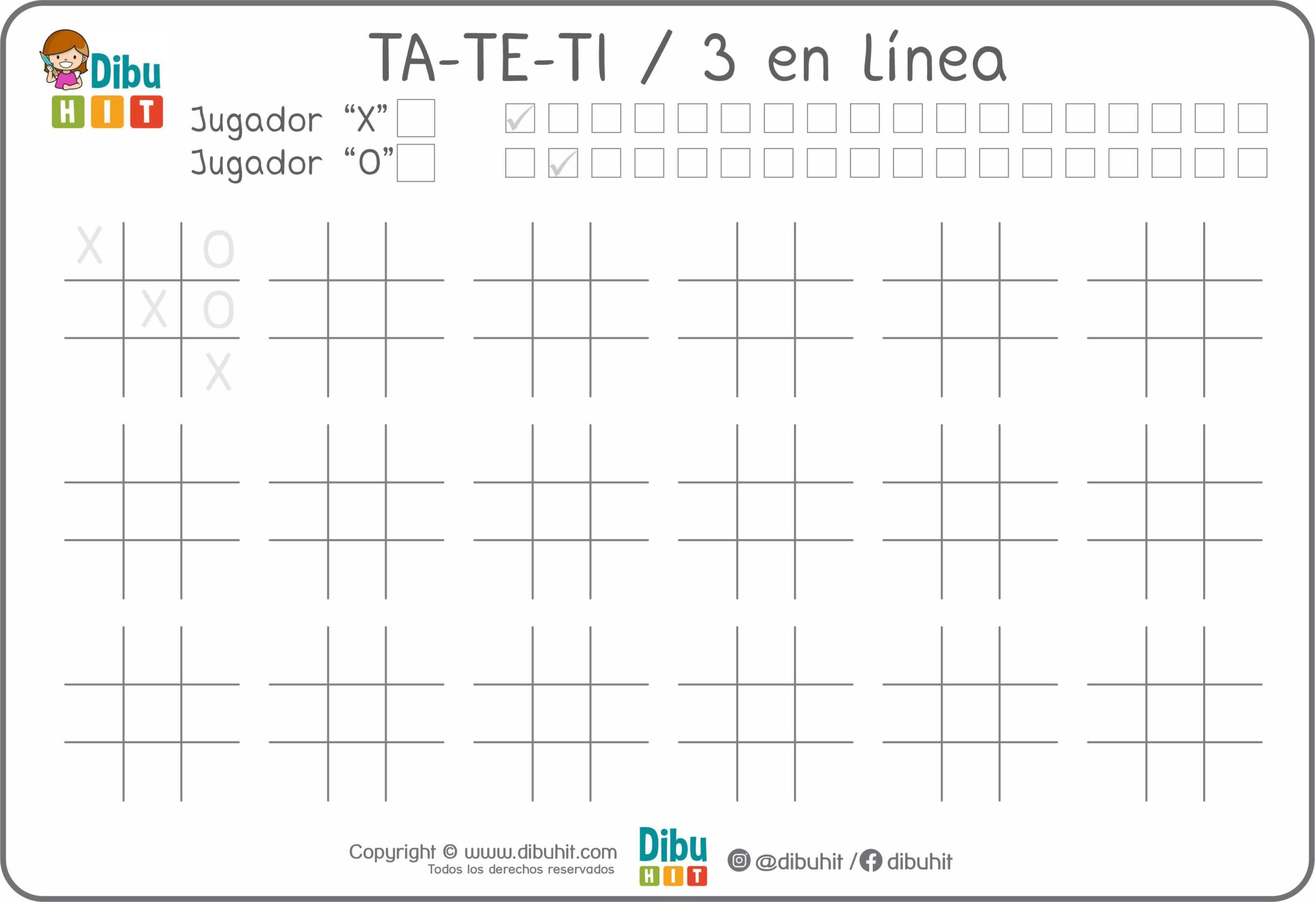 Juego TATETI 3 en linea