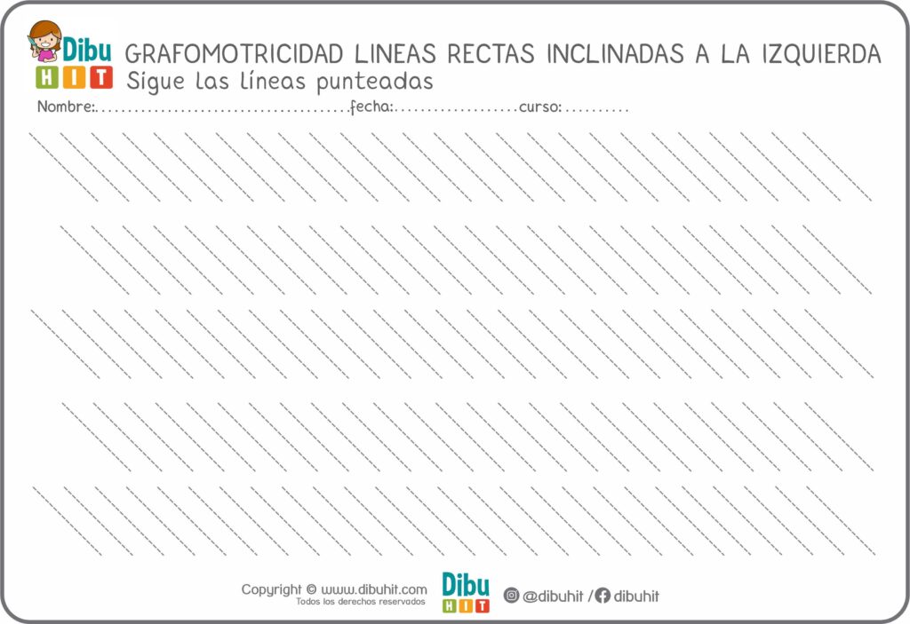 lineas de puntos oblicuas