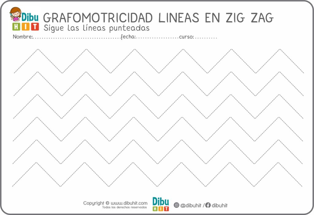 lineas de puntos zig zag